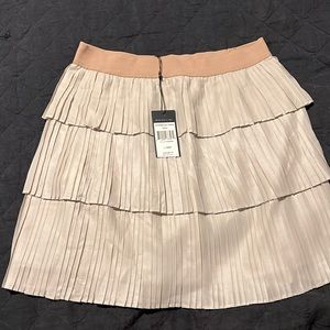 Pleated 3 tier ruffled skirt